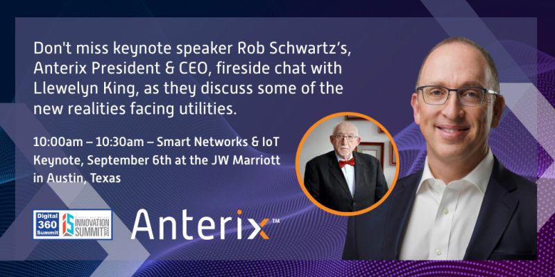 Digital 360 Summit 2022 Day 1 - Robert Schwartz Smart Networks & IoT Keynote – Anterix