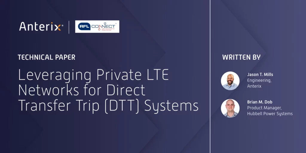 Leveraging Private LTE Networks for Direct Transfer Trip (DTT) Systems